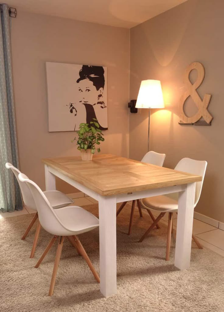 Elegant Wooden Dining Table